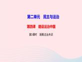 人教版九年级政治上册第2单元民主与法治第4课建设法治中国第2框凝聚法治共识作业课件