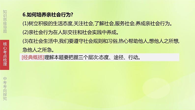 全国版中考政治总复习专题第3部分八年级上册第09课时走进社会生活课件第8页