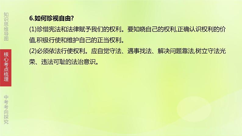 全国版中考政治总复习专题第4部分八年级下册第16课时崇尚法治精神课件第7页