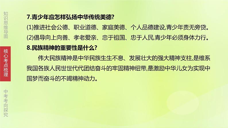 全国版中考政治总复习专题第5部分九年级上册第19课时文明与家园课件第8页