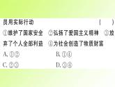 人教版八年級(jí)政治上冊(cè)第4單元維護(hù)國(guó)家利益單元熱點(diǎn)專(zhuān)題作業(yè)課件