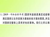 人教版八年級(jí)政治上冊(cè)第4單元維護(hù)國(guó)家利益單元小結(jié)作業(yè)4課件