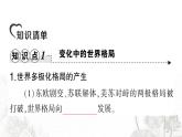 人教版九年级政治下册第1单元我们共同的世界第1课同住地球村第2框复杂多变的关系作业课件