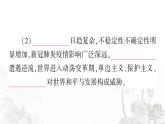 人教版九年级政治下册第1单元我们共同的世界第1课同住地球村第2框复杂多变的关系作业课件