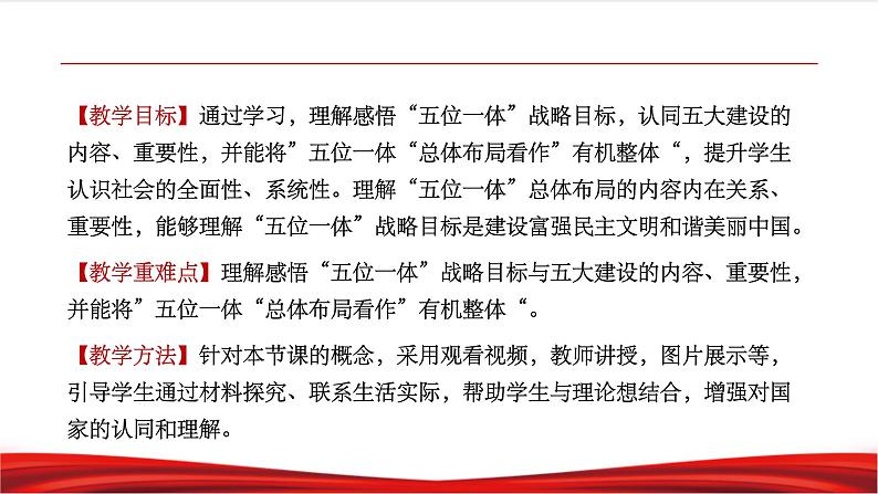 习近平新时代中国特色社会主义思想学生读本3.1《统筹推进“五位一体”总体布局》课件+教案+视频素材02