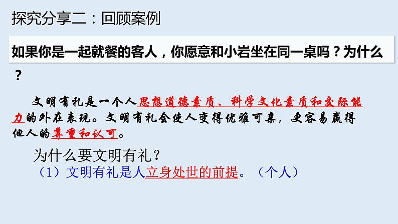 4.2以礼待人-2021-2022学年八年级道德与法治上册高效备课精品课件（部编版）第7页