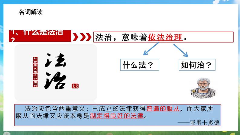 部编版9上道德与法治第四课第一框《夯实法治基础》课件+教案+练习08