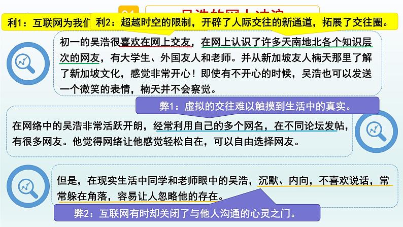 5.2网上交友新时空 课件  部编版道德与法治七年级上册07