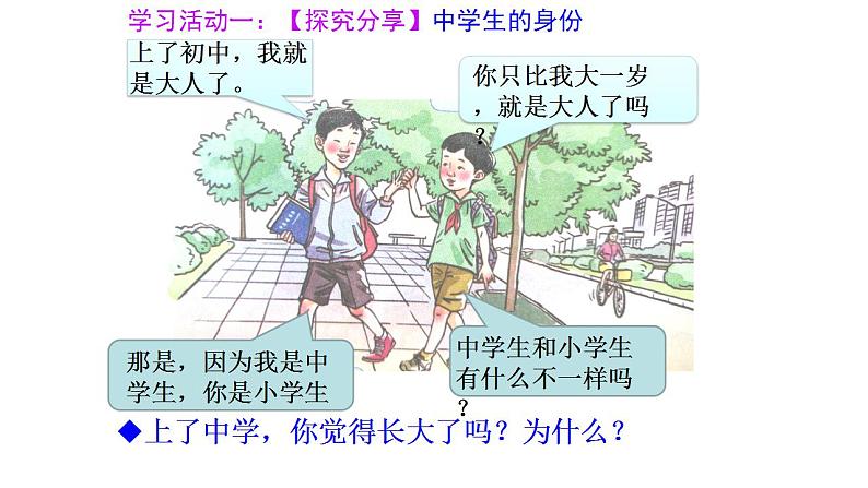 1.1 中学序曲 课件-2022-2023学年部编版道德与法治七年级上册04