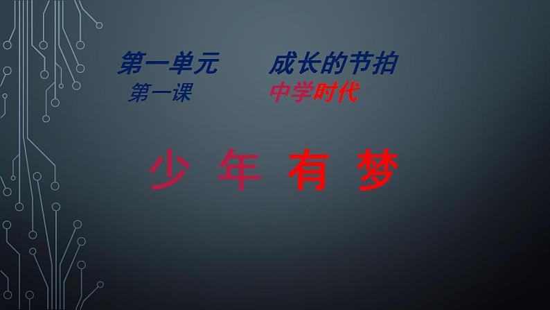 1.2 少年有梦 课件-2022-2023学年部编版道德与法治七年级上册第1页