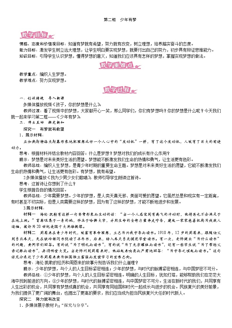 第2框  少年有梦第1页