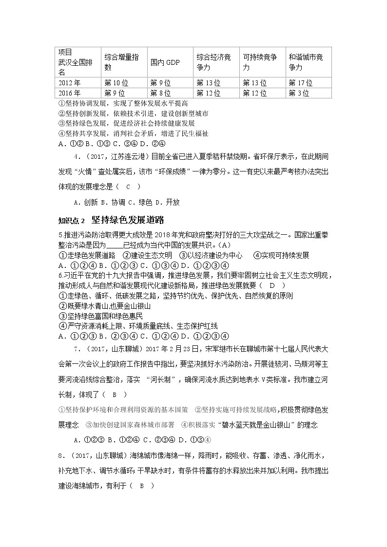 6.2 共筑生命家园  同步练习第3页