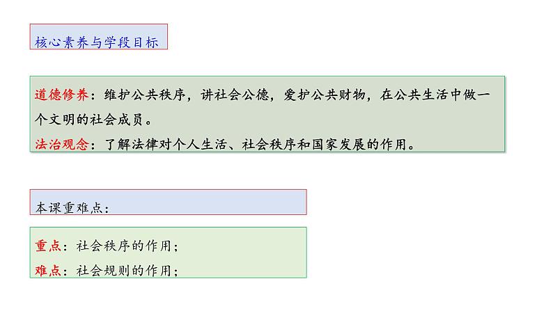 人教版八年级上册第二单元3.1 维护秩序同步课件第3页