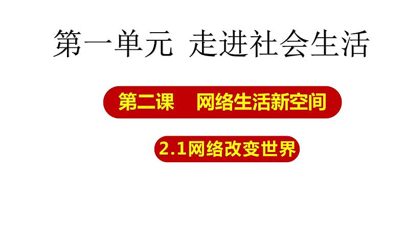 部编版八年级道德与法治上册2.1网络改变世界 课件+素材04