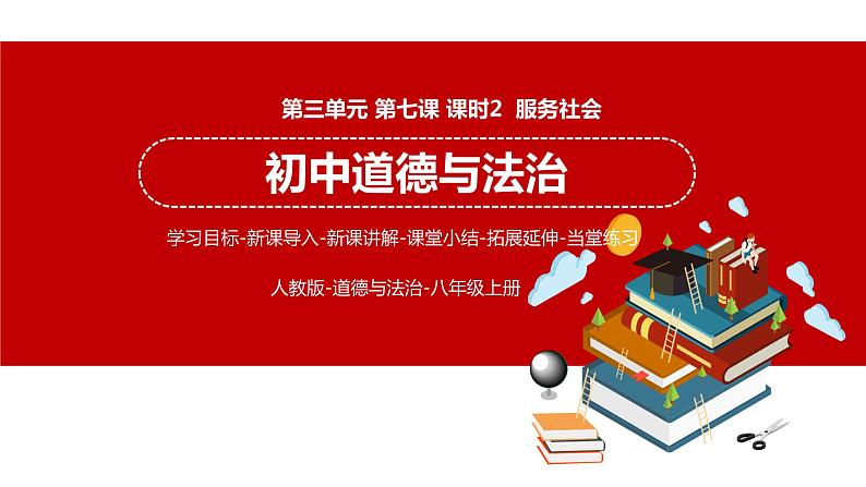 7.2  服务社会 课件 初中道德与法治人教部编版 八年级上册01