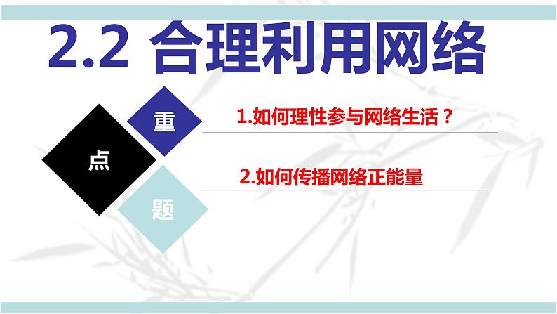 (部编版)道德与法治八年级上册2.2《合理利用网络》课件05