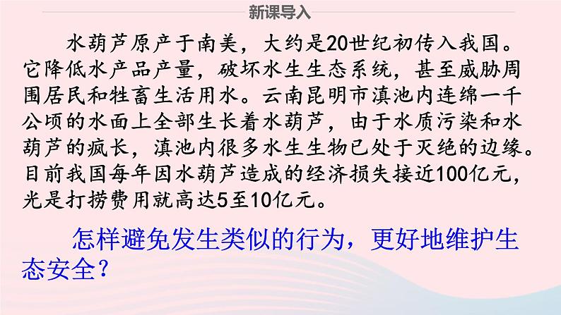 政治人教版八年级上册同步教学课件第4单元维护国家利益第9课树立总体国家安全观第2框维护国家安全观第1页