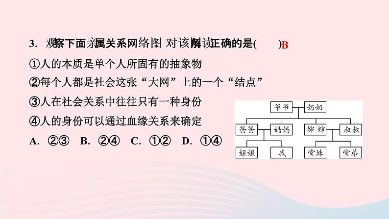 政治人教版八年级上册同步教学课件第1单元走进社会生活周周清05