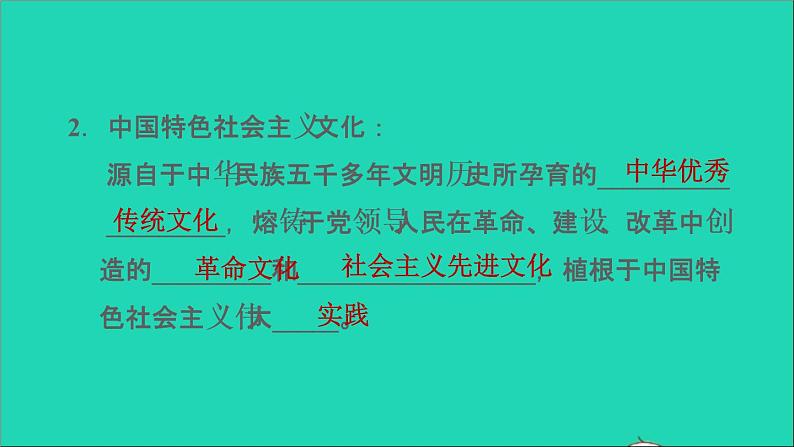 政治人教版九年级上册同步教学课件第3单元文明与家园第5课守望精神家园第1框延续文化血脉第6页