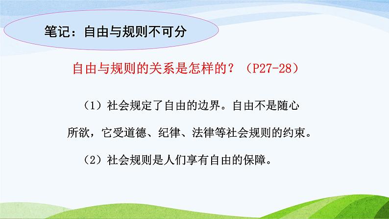 3.2《遵守规则》课件  道德与法治八年级上册05