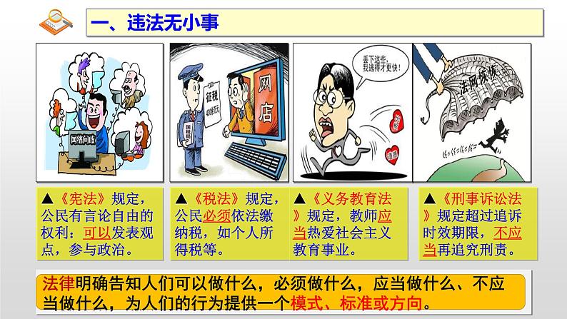 法不可违课件  道德与法治八年级上册第4页