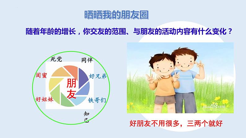 4.1和朋友在一起   课件   2022-2023学年部编版道德与法治七年级上册07