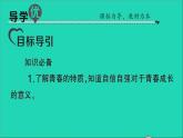 政治人教版七年级下册同步教学课件第1单元青春时光第三课青春的证明第1框青春飞扬作业2