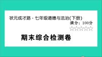 政治人教版七年级下册同步教学课件期末综合检测