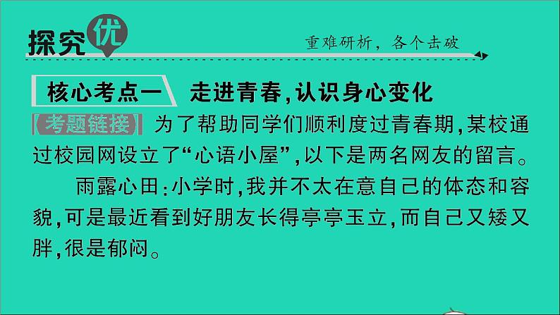 政治人教版七年级下册同步教学课件第1单元青春时光知识总结第3页