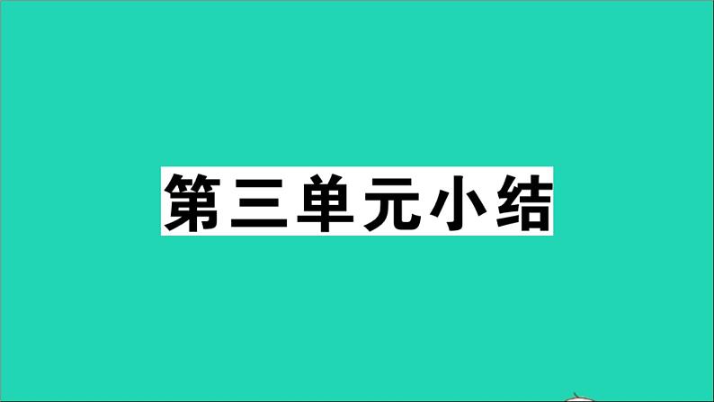 政治人教版八年级下册同步教学课件第3单元人民当家作主单元小结作业第1页