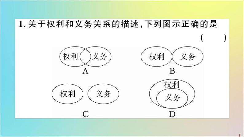 政治人教版八年级下册同步教学课件第2单元理解权利义务第4课公民义务第2课时依法履行义务作业第3页