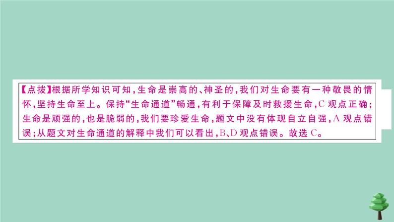 政治人教版七年级上册同步教学课件第4单元复习卷作业04