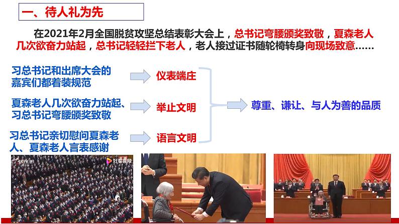 2022-2023学年部编版道德与法治八年级上册4.2+以礼待人+课件2第8页