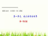 人教部编版九年级道德与法治下册第一单元综述PPT课件