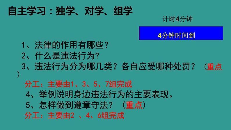 部编版八年级上册道德与法治--5.1法不可违（精品课件）第3页