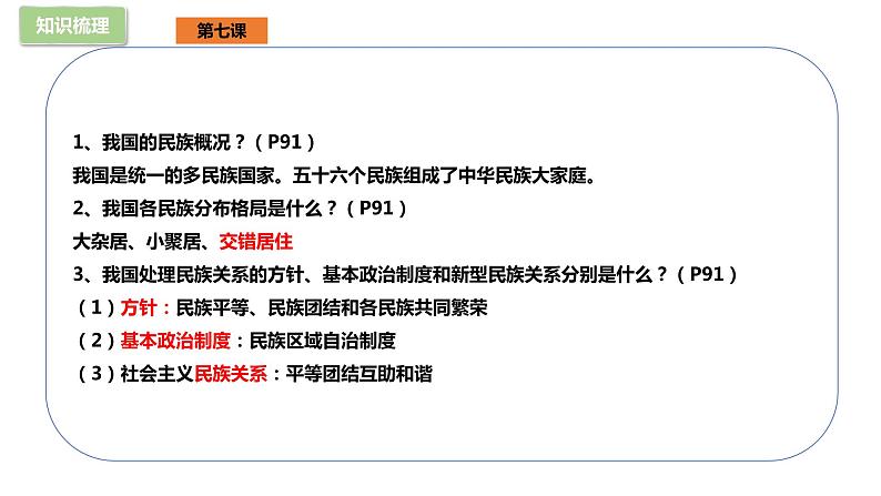 部编版9上道德与法治第四单元《和谐与梦想》复习课件+测试题06