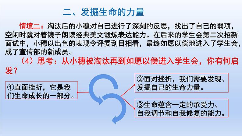 部编版七年级道德与法治上册9.2增强生命的韧性课件08