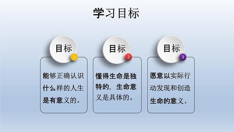 部编版七年级道德与法治上册10.1感受生命的意义课件第2页