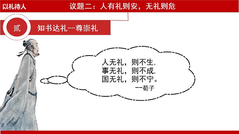 初中道德与法治 八年级上册  4.2以礼待人 课件07