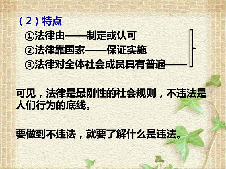 5.1 法不可违 课件-2022-2023学年部编版道德与法治八年级上册04