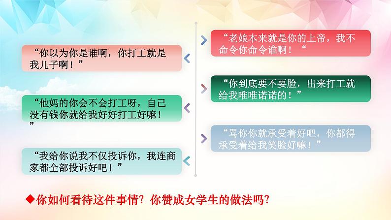 统编版初中道德与法治八年级上册4.1 尊重他人  （课件）第8页