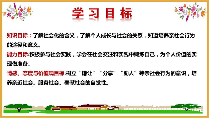 1.2 在社会中成长 课件-2022-2023学年部编版道德与法治八年级上册第2页