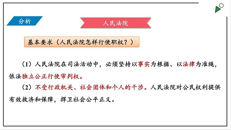 部编版八年级下册政治 第三单元 第六课 国家司法机关  课件08