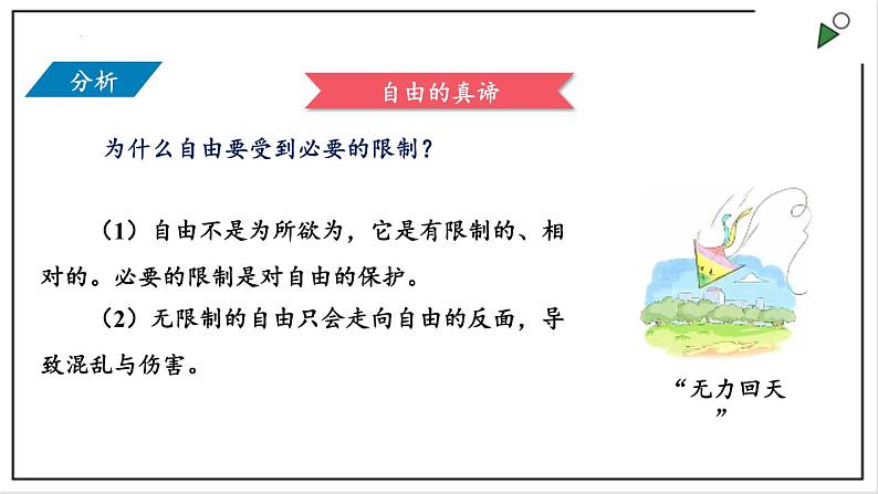 部编版八年级下册政治 第四单元 第七课 自由平等的真谛  课件第6页