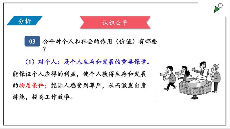 部编版八年级下册政治 第四单元 第八课 公平正义的价值  课件07