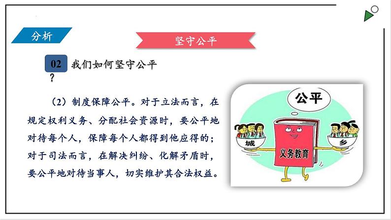 部编版八年级下册政治 第四单元 第八课 公平正义的守护  课件第7页