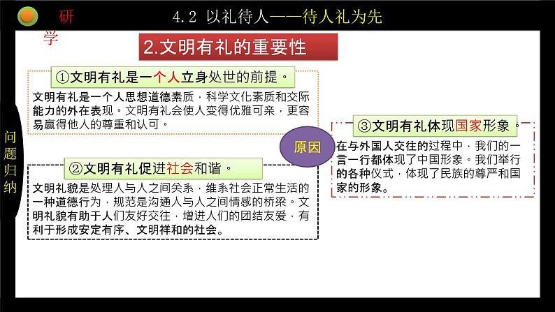 统编版初中道德与法治八年级上册4.2 以礼待人  课件 (2)07