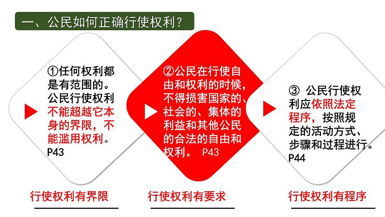 3.1 依法行使权利 课件第8页