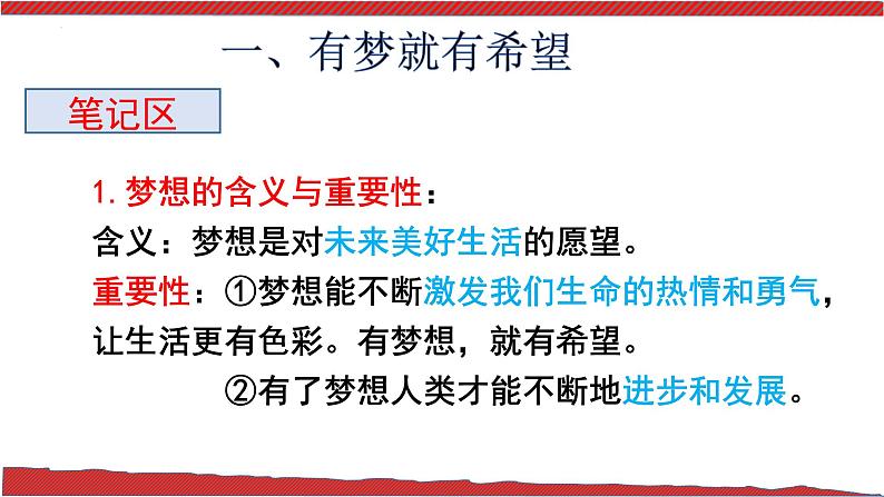 1.2 少年有梦 课件 2022-2023学年部编版道德与法治七年级上册06