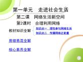 八年级上册道德与法治01-第一单元　走进社会生活 02-第二课　网络生活新空间第2课时课件+同步练习